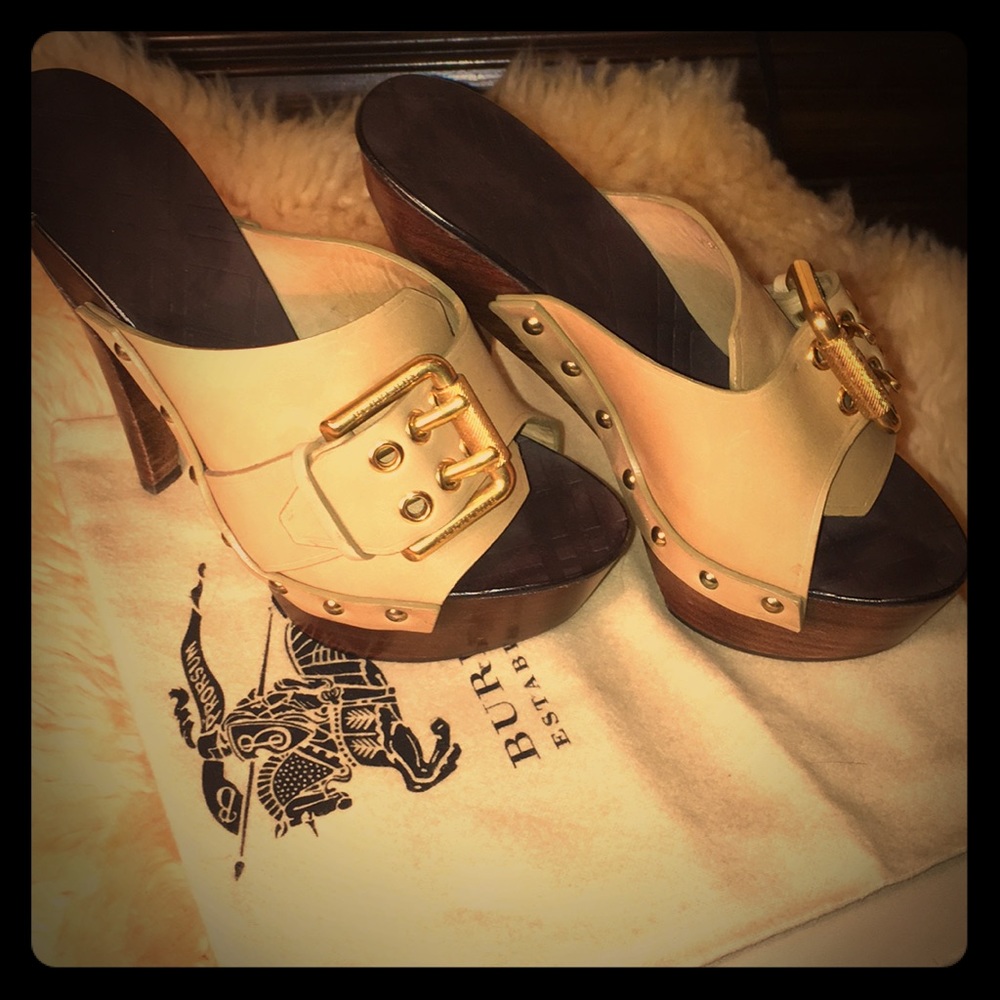 Burberry mule Heels